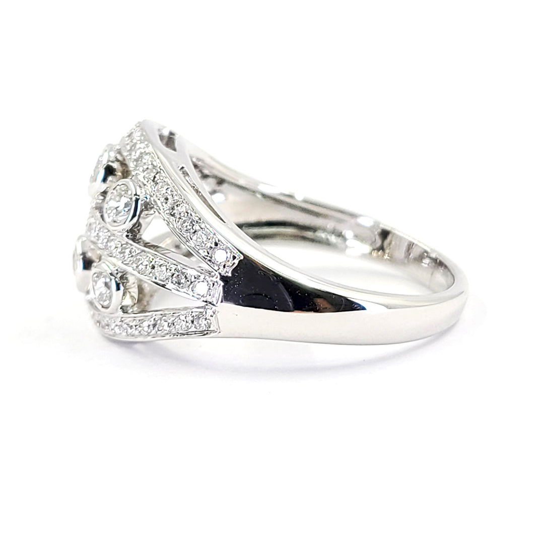 Rounded Diamond Band