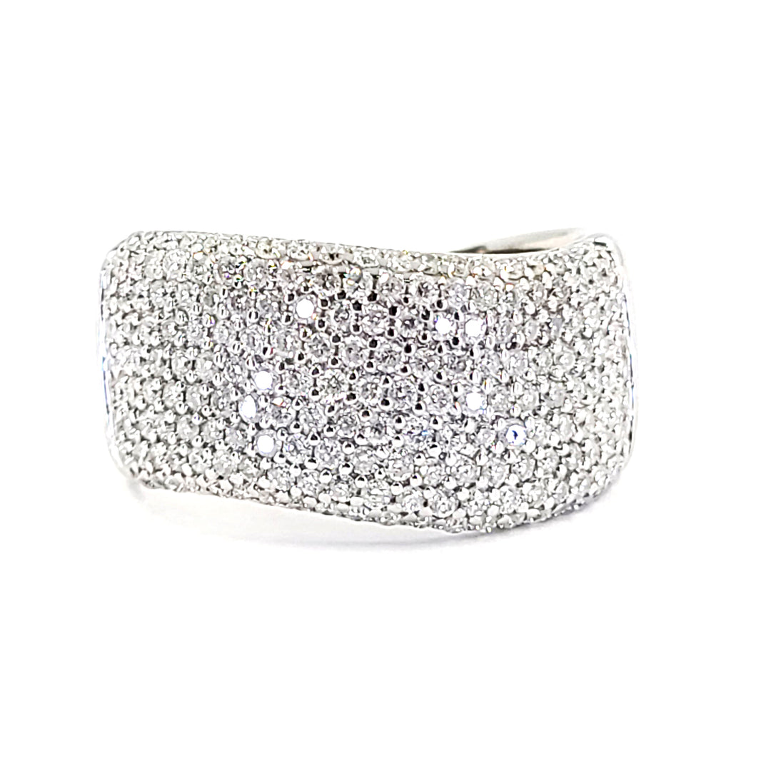 Diamond Wave Ring