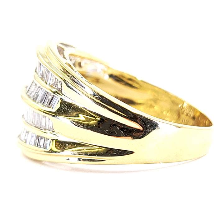 Tapered Baguette Wide Band