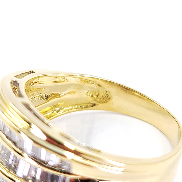 Tapered Baguette Wide Band