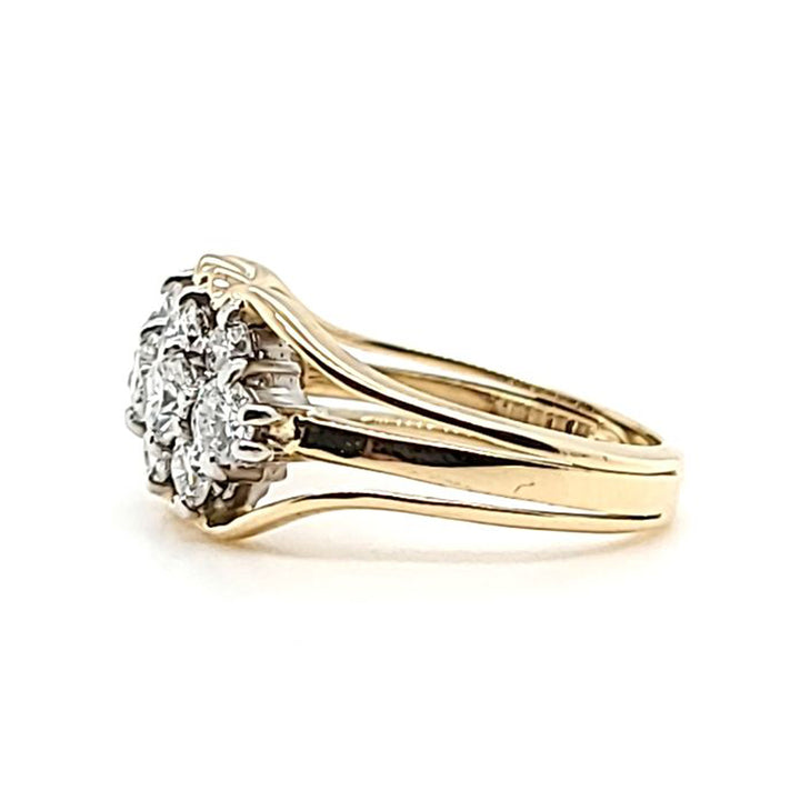 3 Row Diamond Band