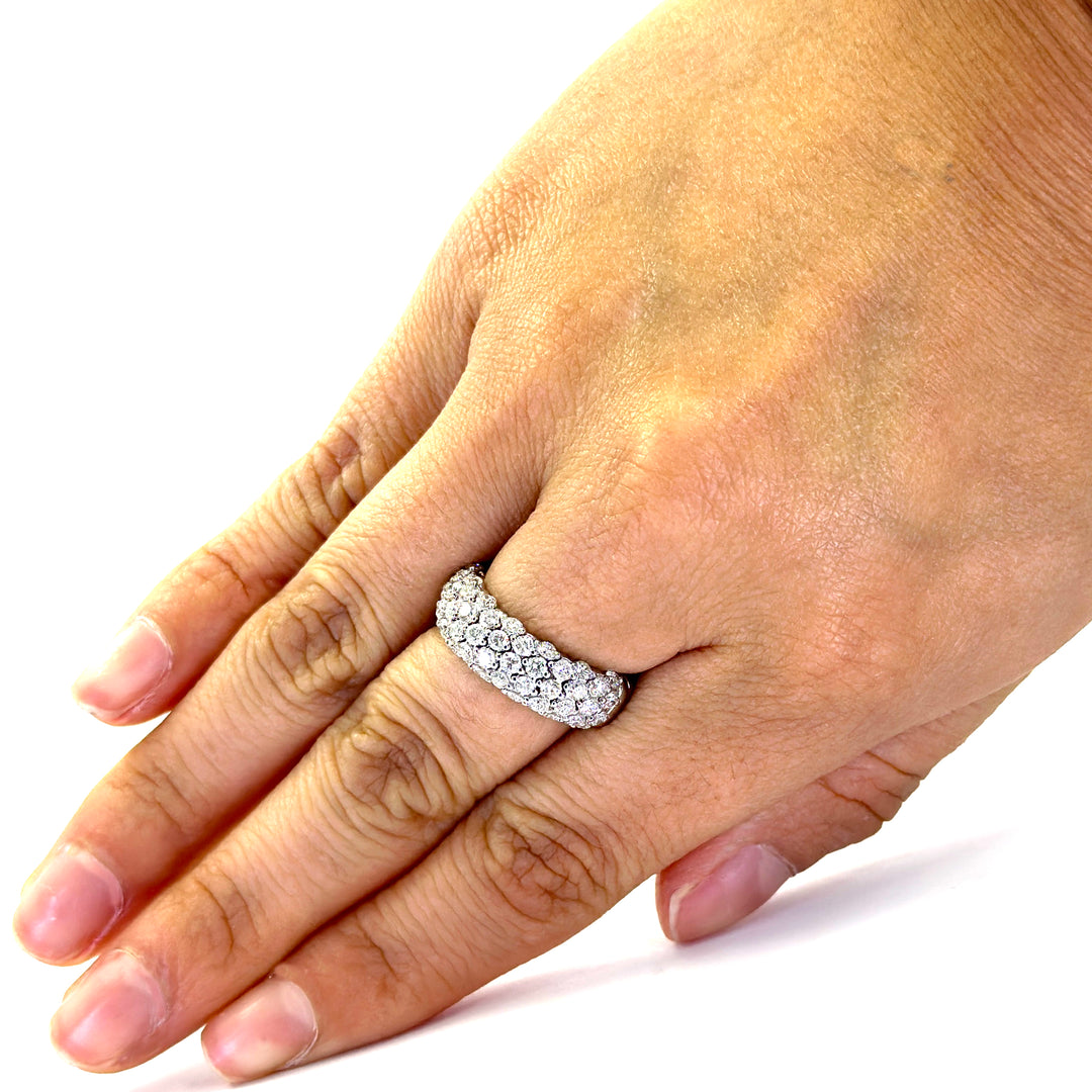 Pave Diamond Stretch Ring