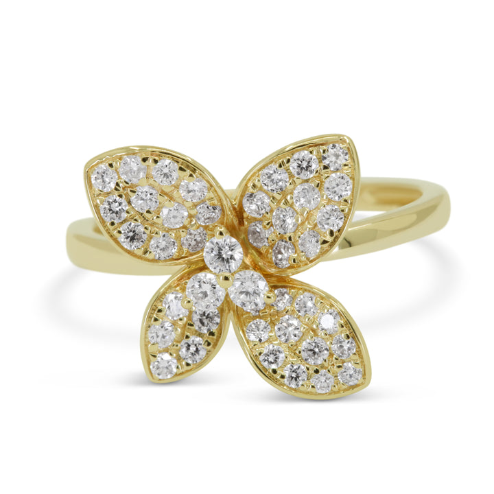 Flower Diamond Ring