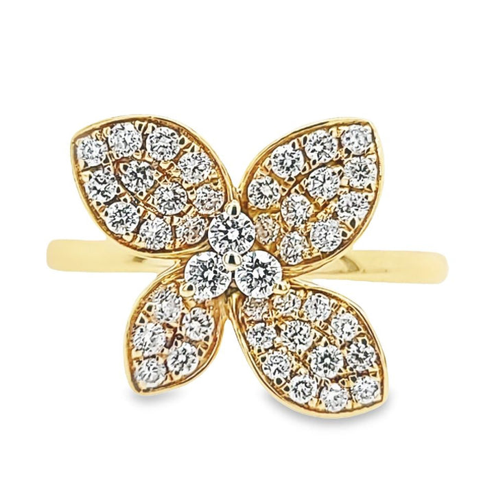 Flower Diamond Ring