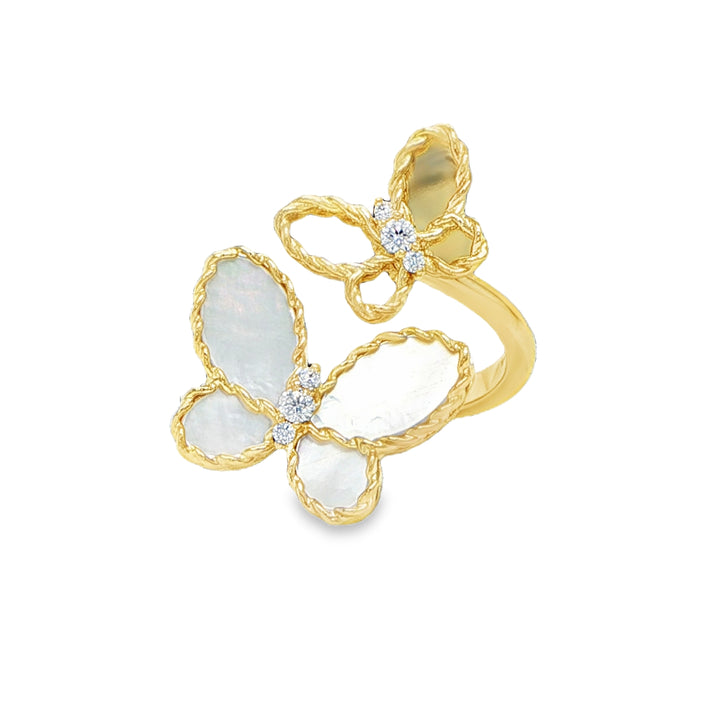 Roberto Coin Jasmine Butterfly Ring