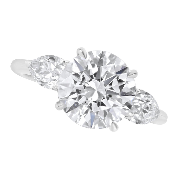 Three Stone Diamond Engagement Ring