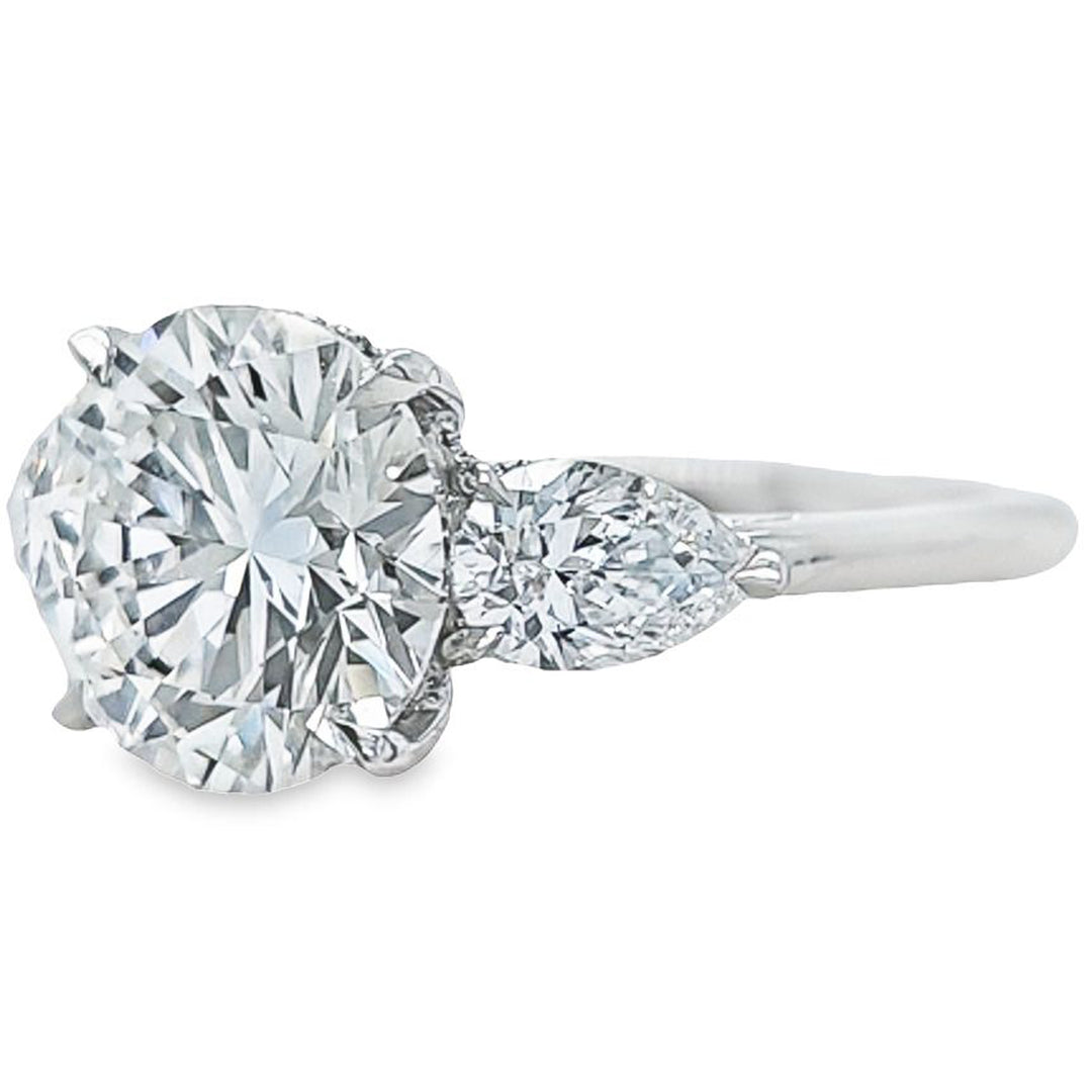 Three Stone Diamond Engagement Ring