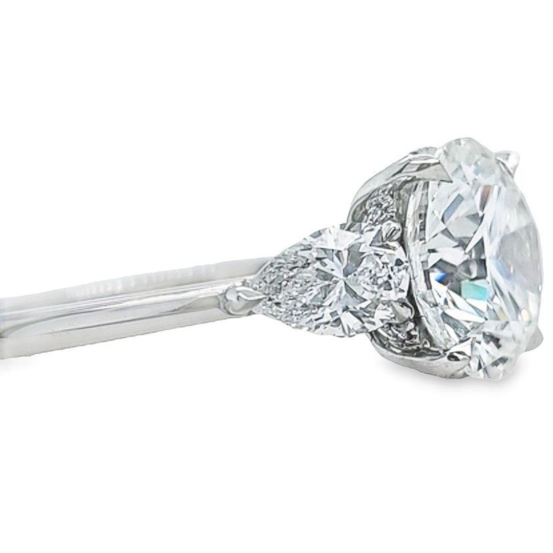 Three Stone Diamond Engagement Ring