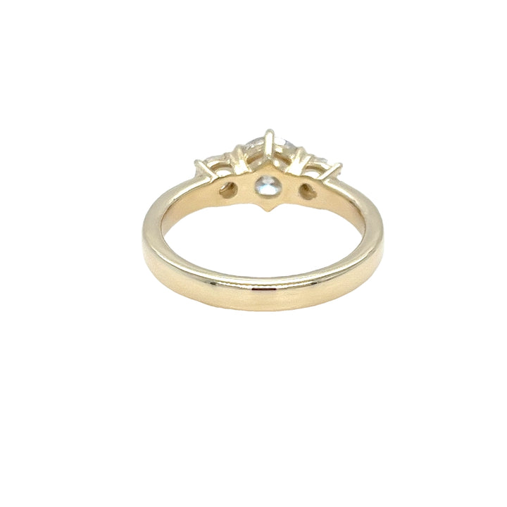 Three Stone Diamond Engagement Ring