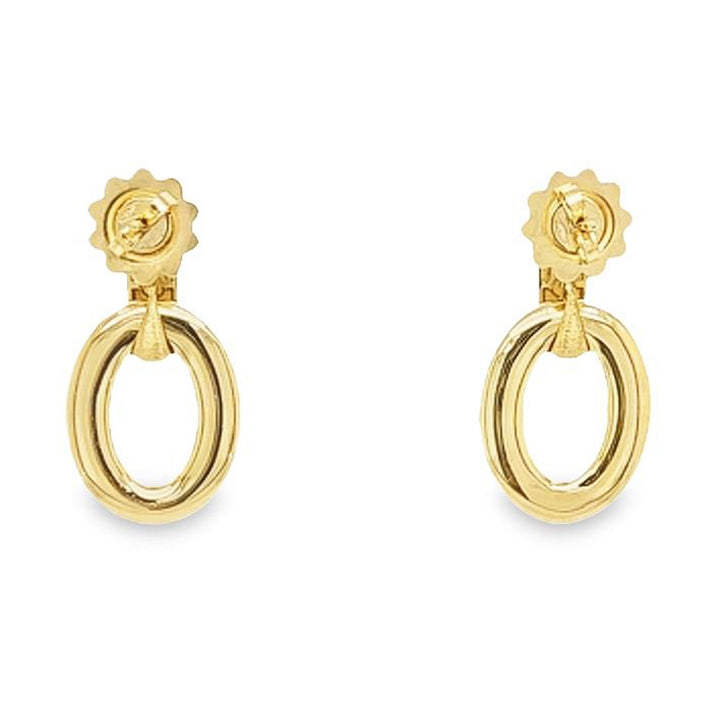 Duchessa Diamond Accent Satin Doorknocker Earrings