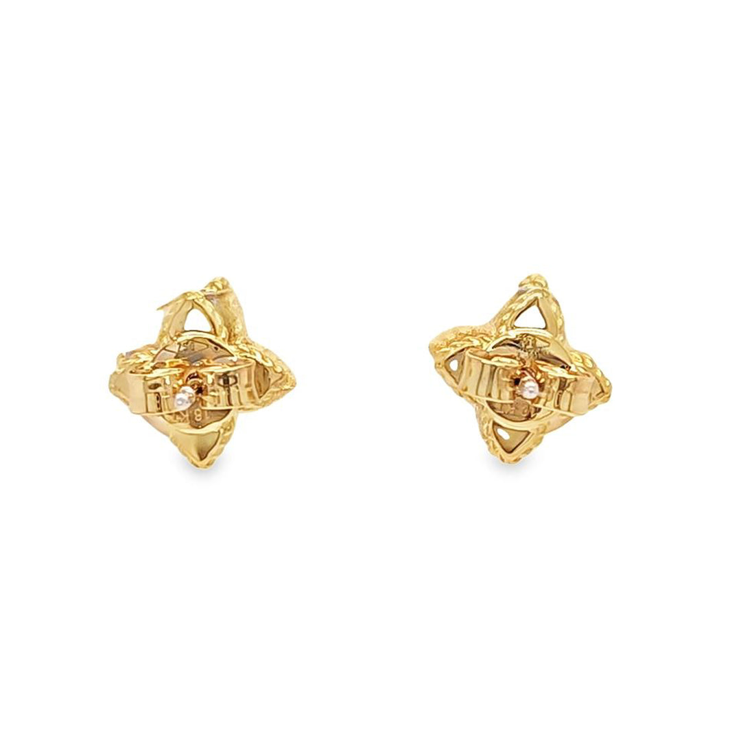 Princess Flower Stud Earrings