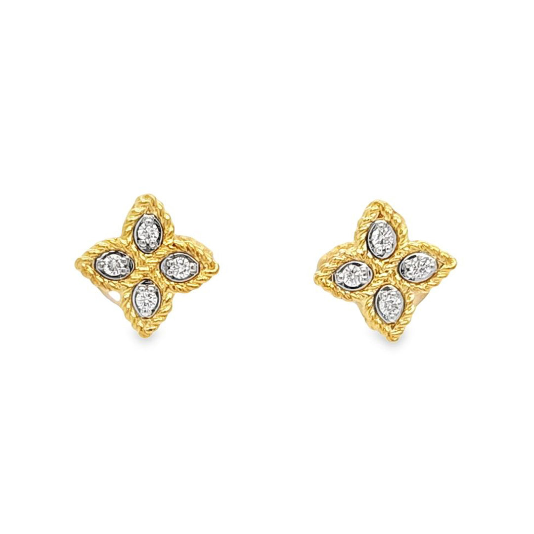 Princess Flower Stud Earrings