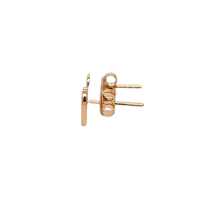 Pave Diamond Heart Earrings