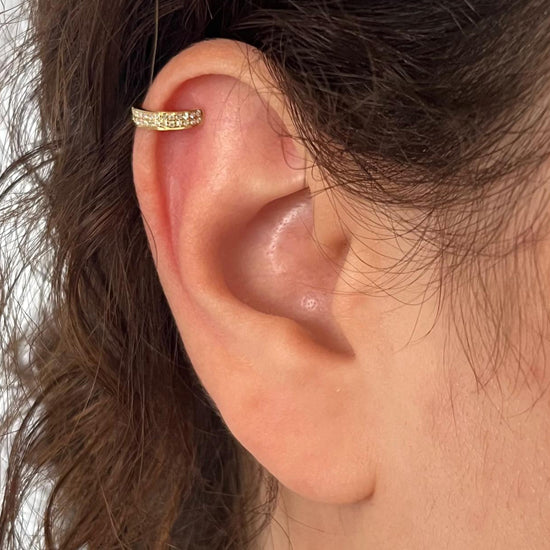 Single Diamond Ear Cuff