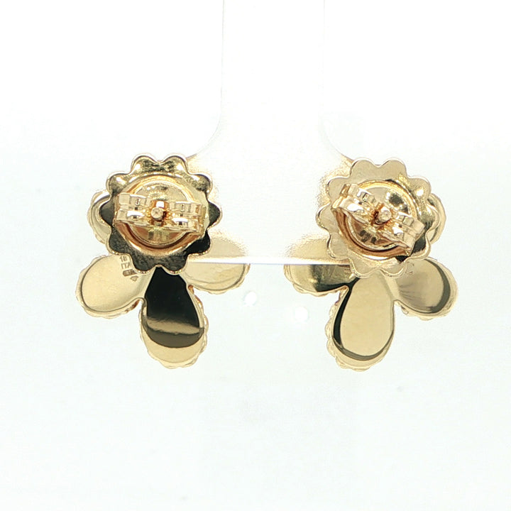 Roberto Coin Jasmine Flower Stud Earrings