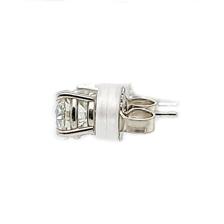 1.62 Carat Diamond Stud Earrings