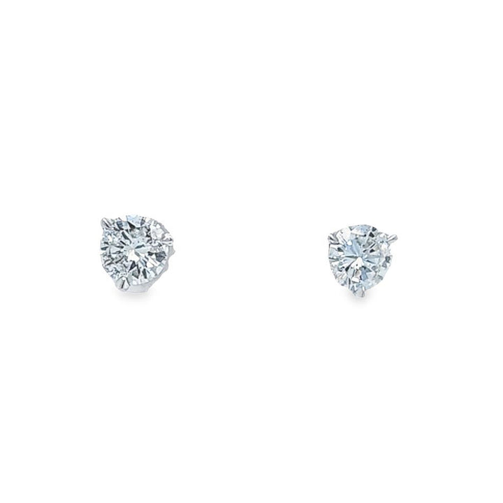 1.06 Carat Diamond Stud Earrings