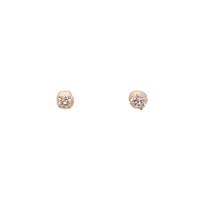 0.20cttw Diamond Stud Screw Earrings