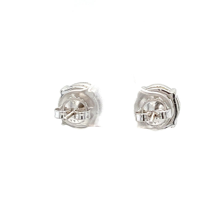 Diamond Cluster Stud Earrings