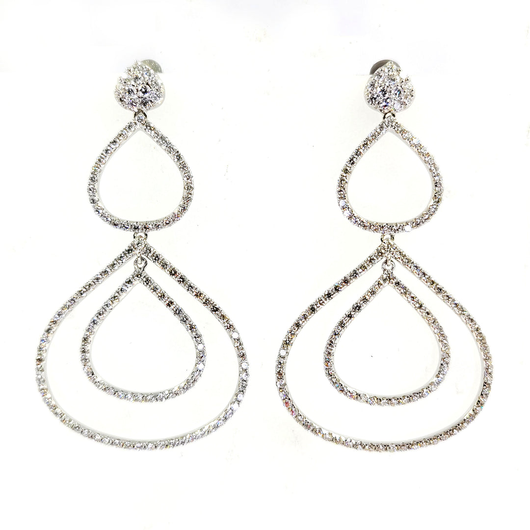 Diamond Drop Earrings