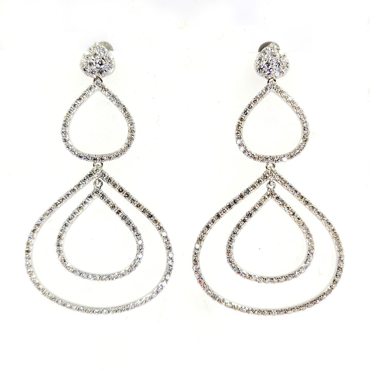 Diamond Drop Earrings