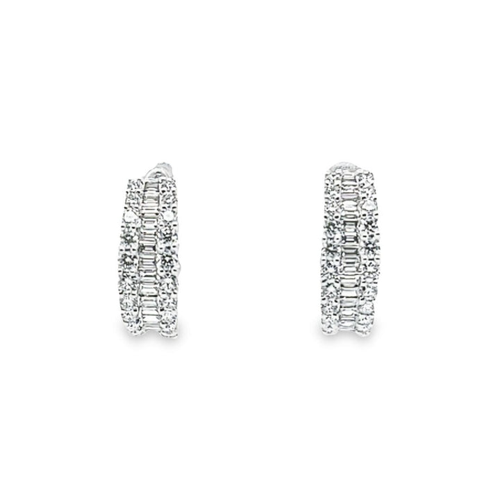 Diamond Hoop Earrings