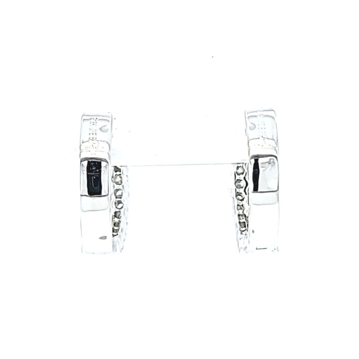 Diamond Hoop Earrings