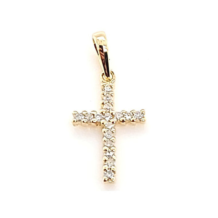 Small Diamond Cross Pendant