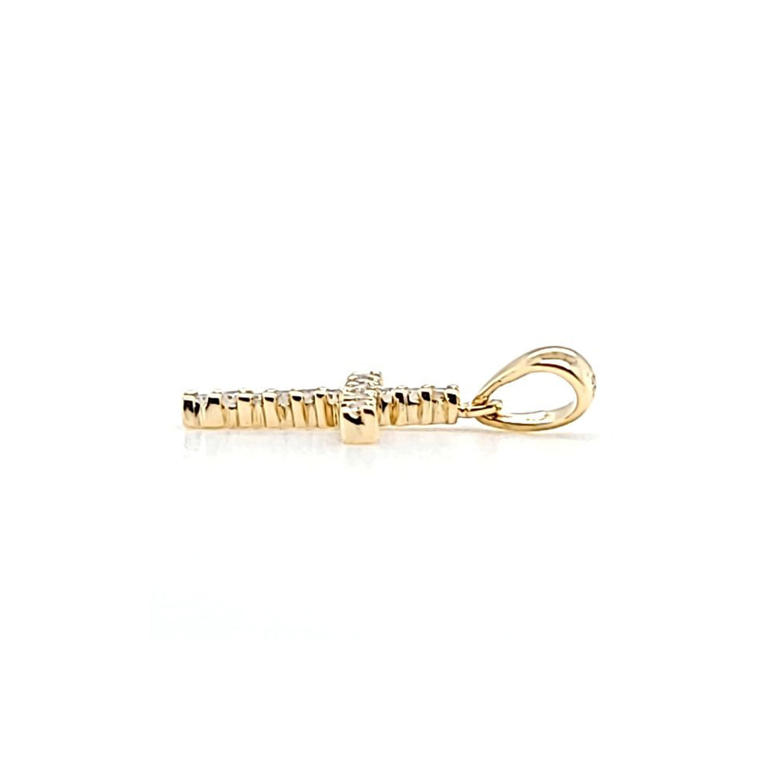 Small Diamond Cross Pendant