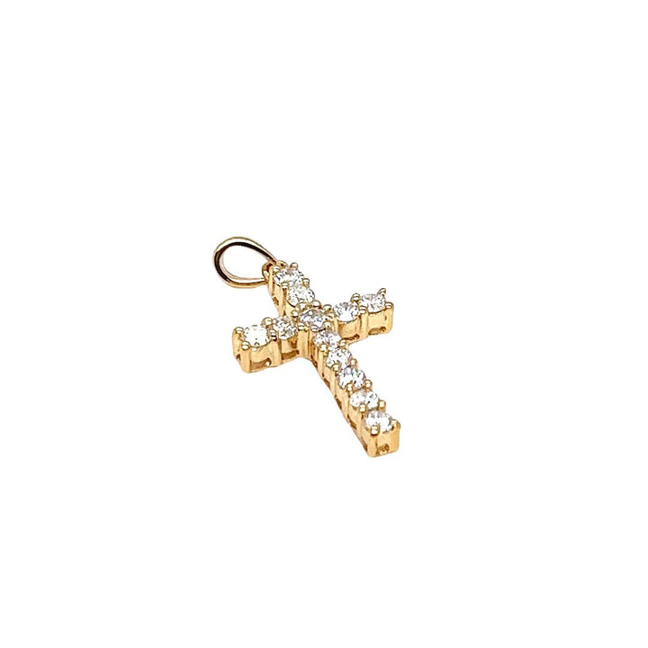0.45cttw Diamond Cross Pendant