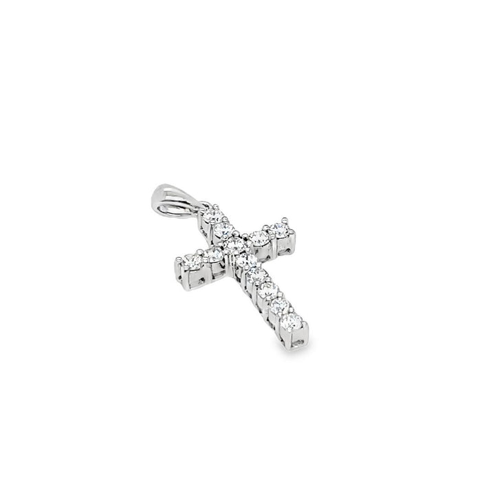 0.45cttw Diamond Cross Pendant