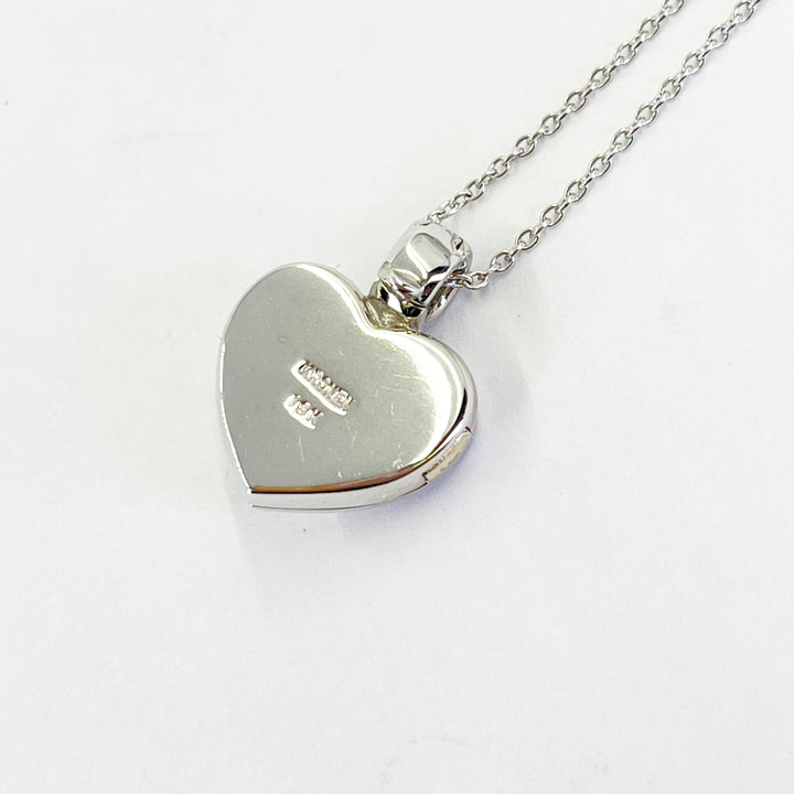 Kronen 18K White Gold Diamond Heart Pendant