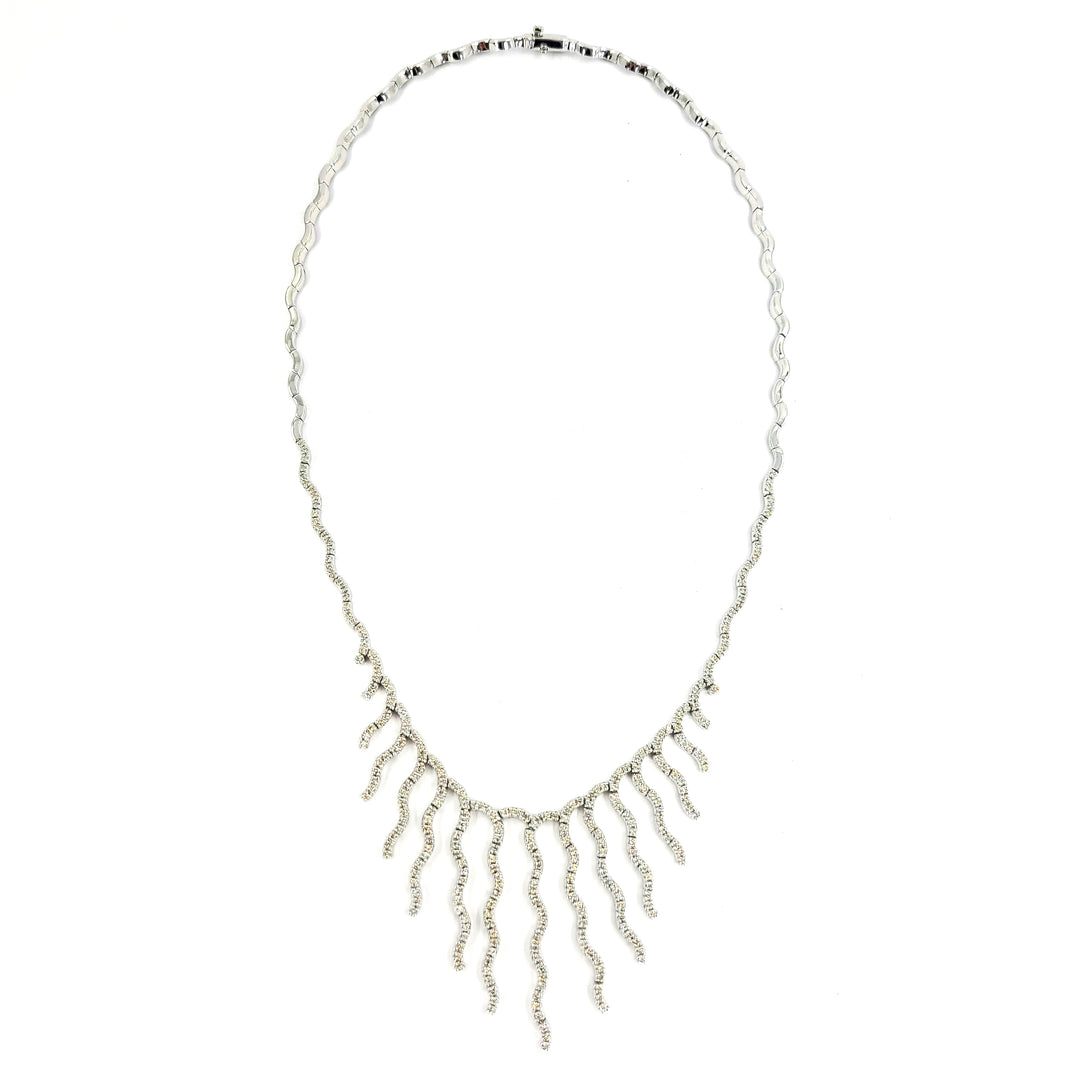 Diamond Fringe Necklace