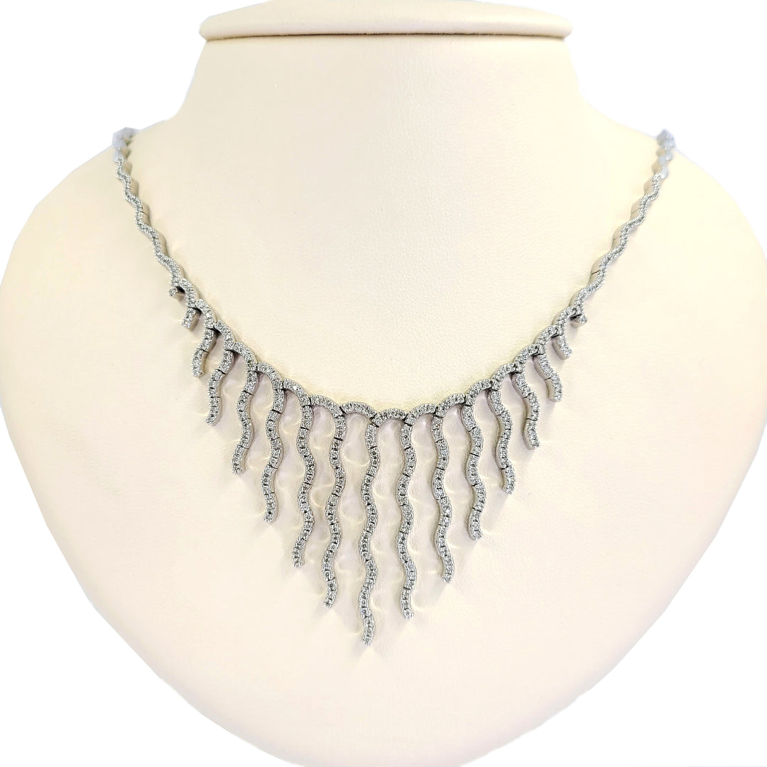 Diamond Fringe Necklace