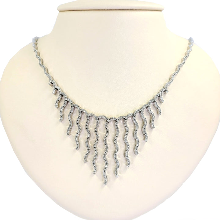 Diamond Fringe Necklace