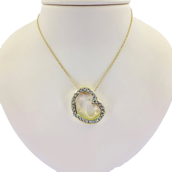Diamond Heart Pendant Necklace