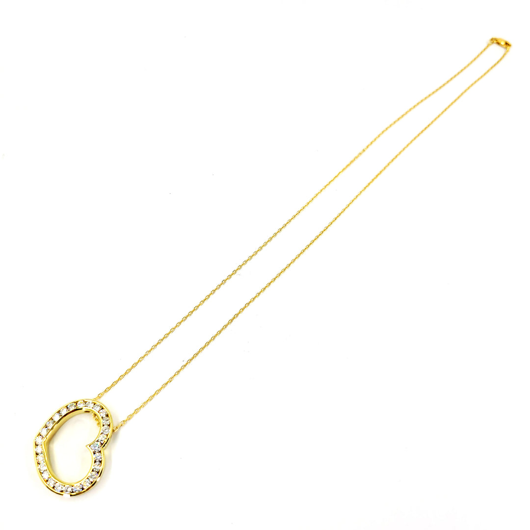 Diamond Heart Pendant Necklace
