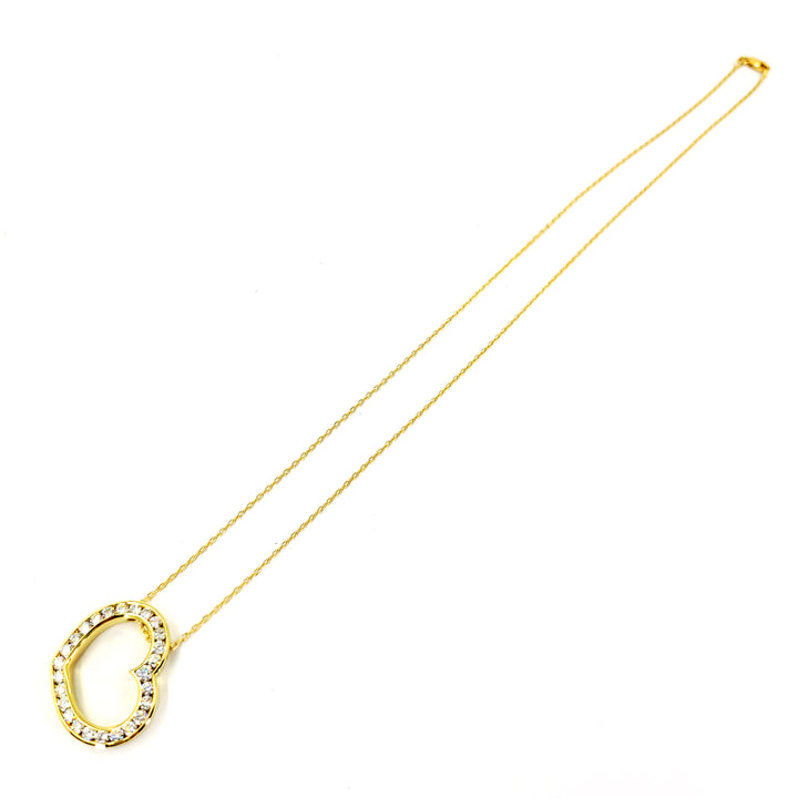 Diamond Heart Pendant Necklace