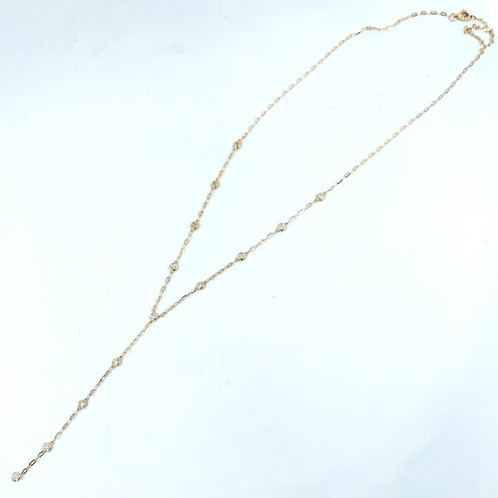 Diamonds by the Yard Y Necklace