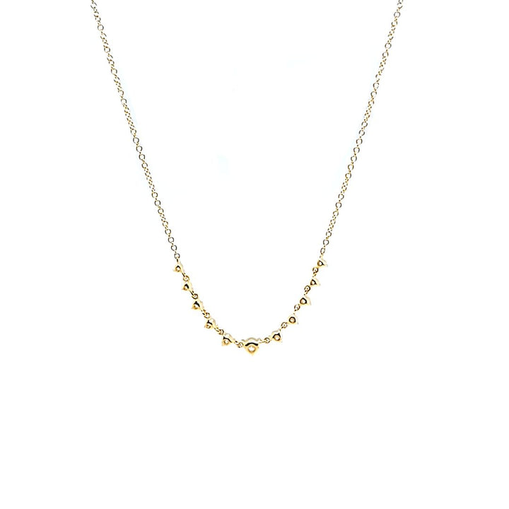 Collar de diamantes graduados