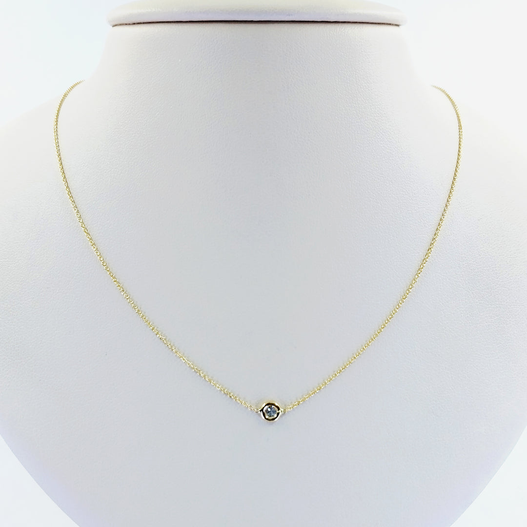 Diamond Solitaire Necklace