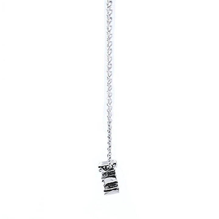 Tiny Initial ''E'' Necklace