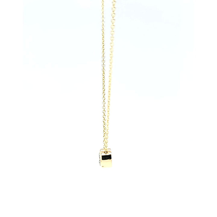0.50 Carat Bezel Set Diamond Solitaire Necklace