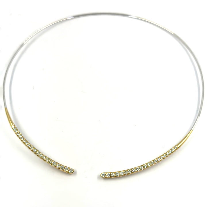 Open Collar Diamond Necklace
