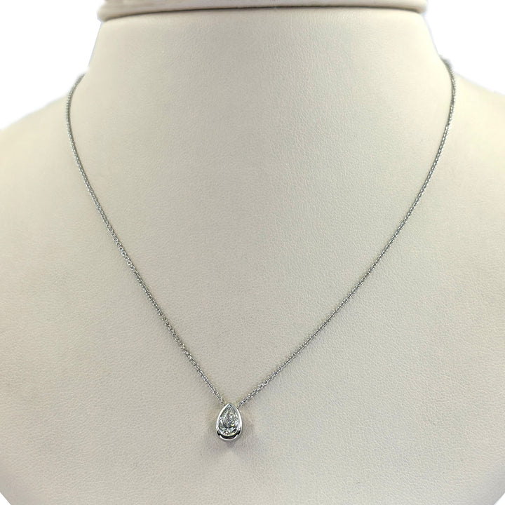 Tiny Treasures Diamond Pear Shape Necklace