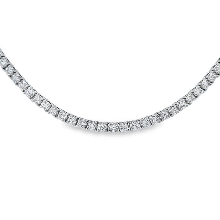 7.62 Carat Diamond Line Necklace