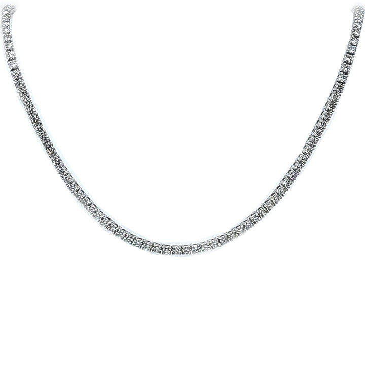 7.62 Carat Diamond Line Necklace