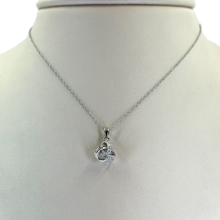 Diamond Knot Necklace