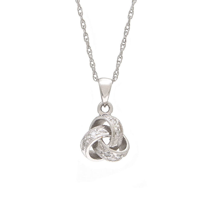 Diamond Knot Necklace