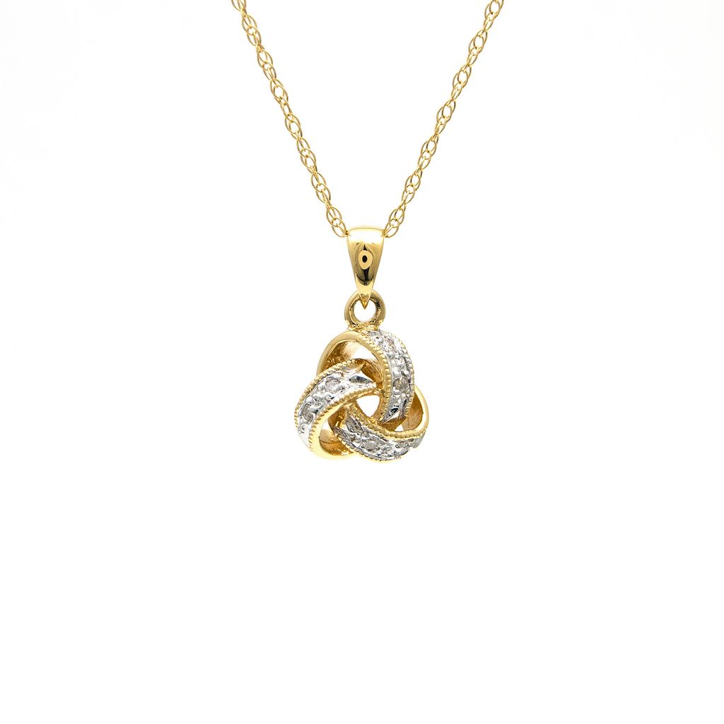 Diamond Knot Necklace